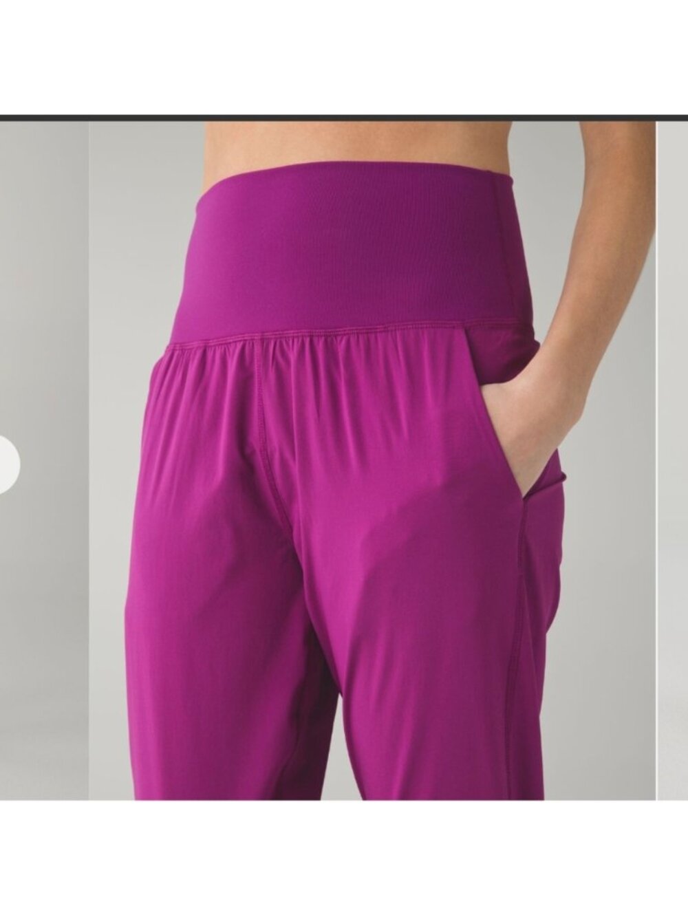 Lululemon Tranquil Crop Regal Plum